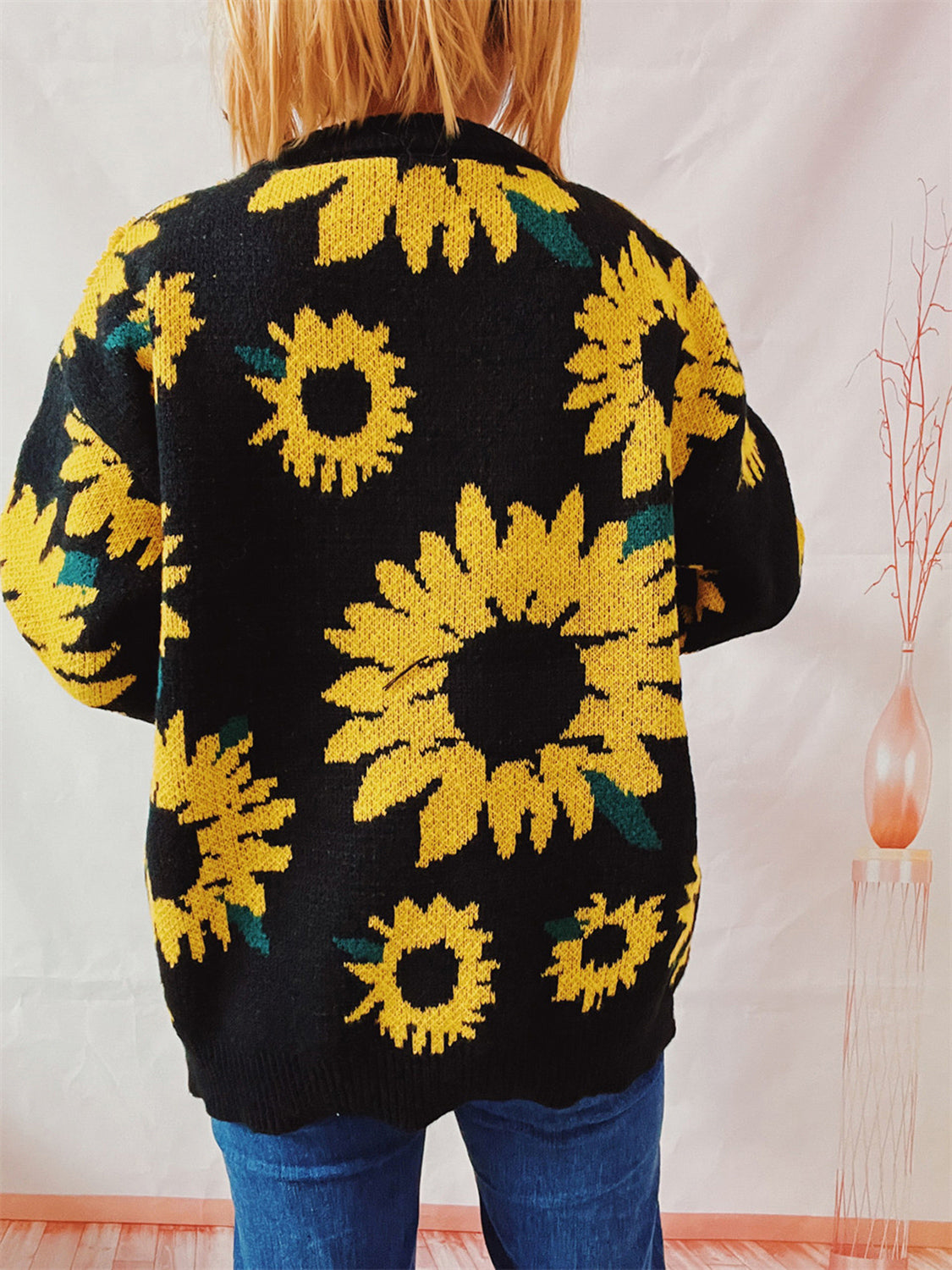 Sunflower Dropped Shoulder Sweater