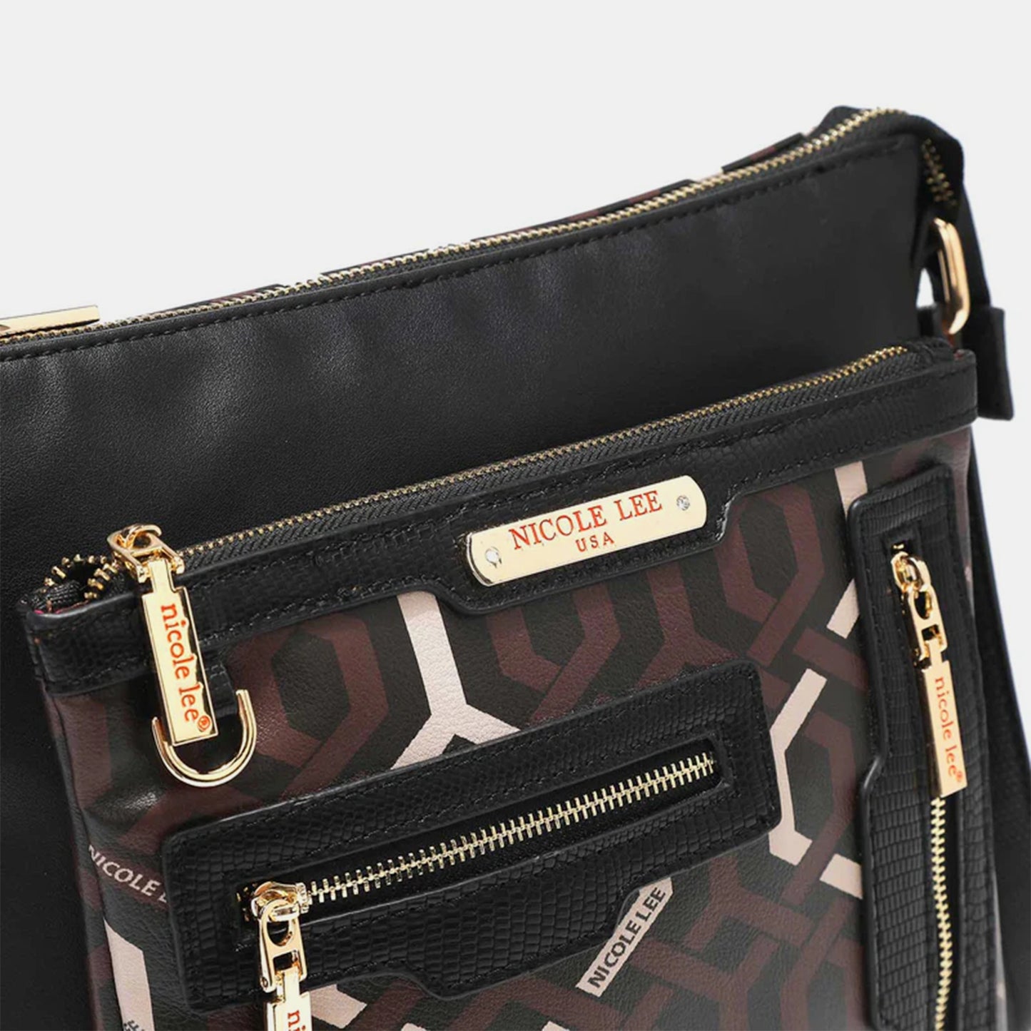 Nicole Lee USA Geometric Crossbody Bag