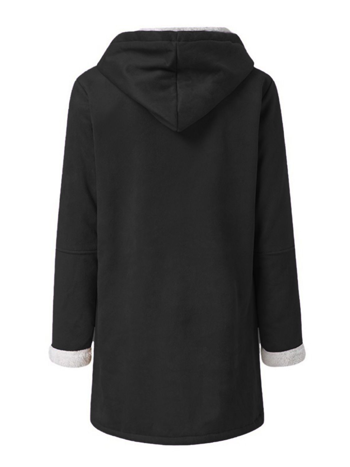 Pocketed Hooded Toggle Jacket