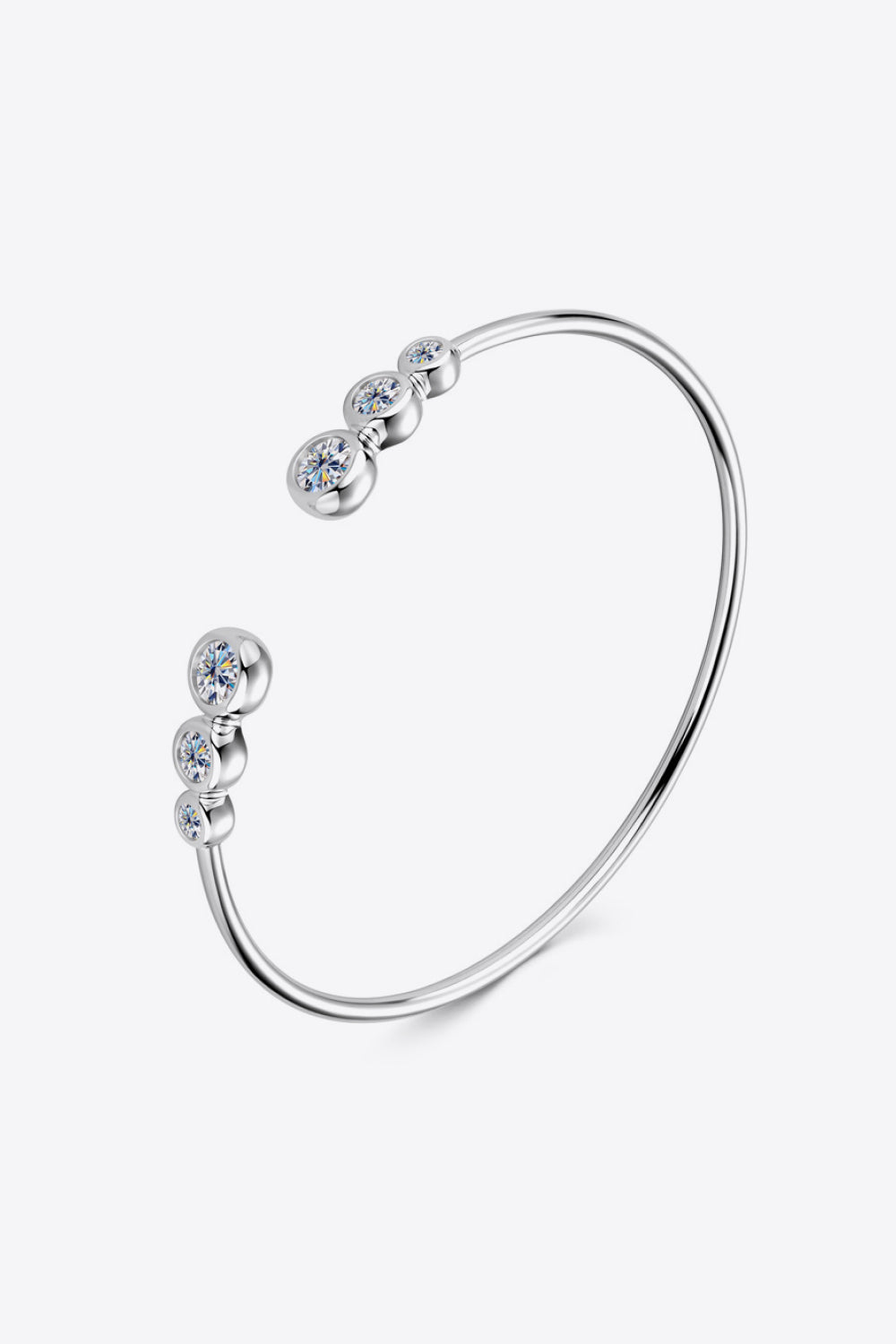 1.8ct Moissanite Sterling Bracelet