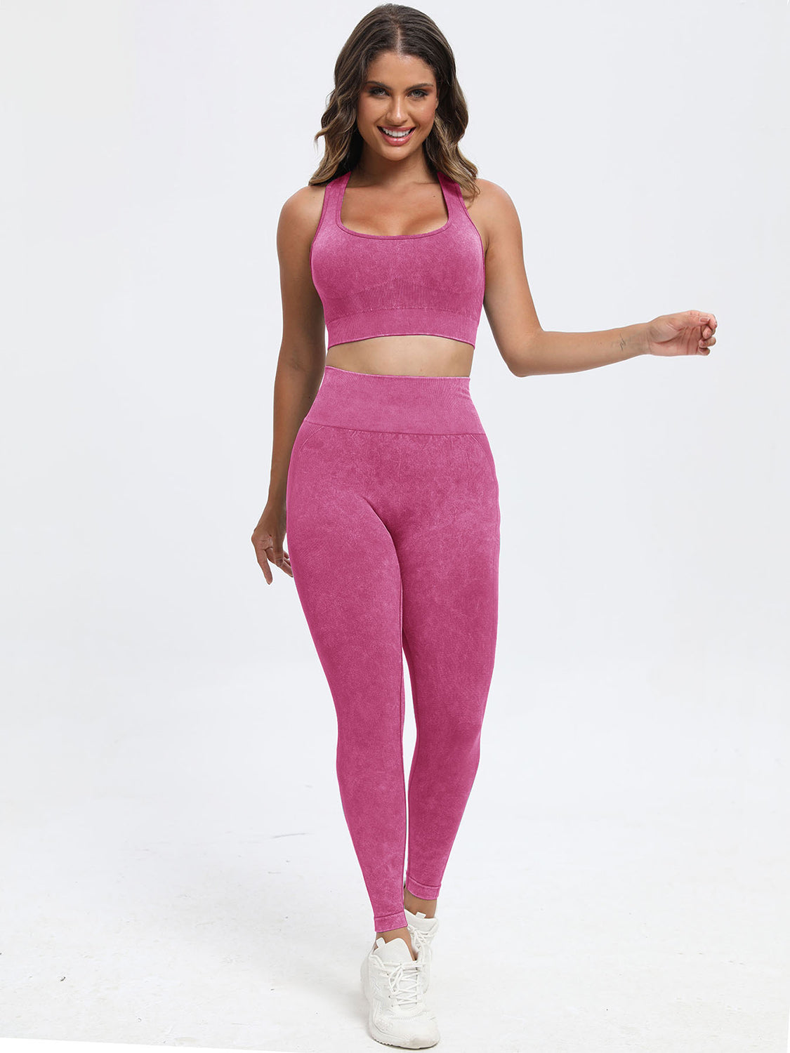 Scoop Neck Wide Strap Top Pants Set