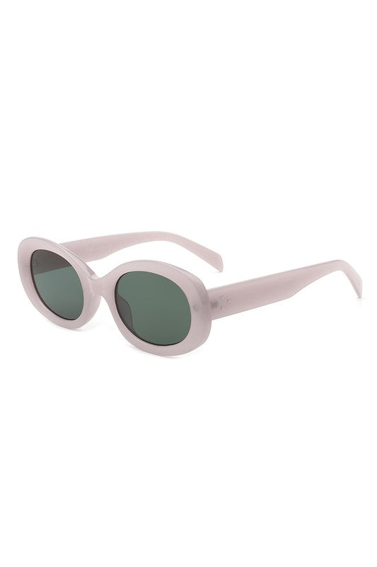 Oval Retro Round Vintage Sunglasses