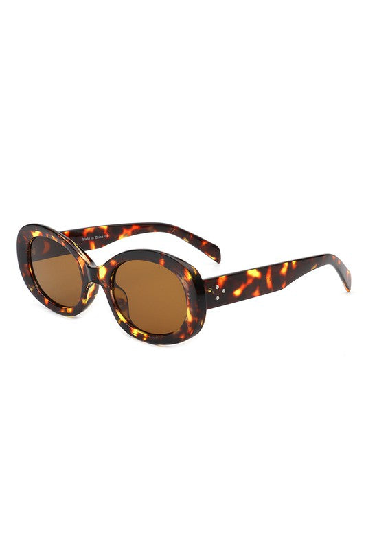 Oval Retro Round Vintage Sunglasses