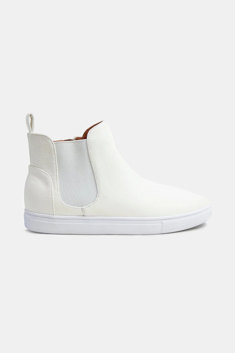 Faux Suede Elastic Side Panel Sneaker