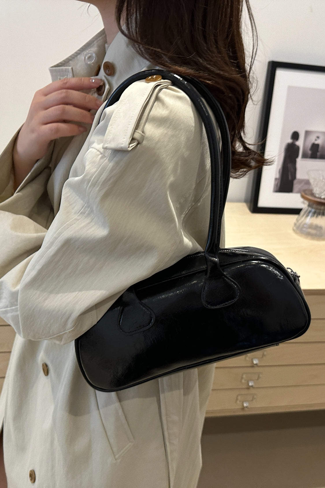 Classic PU Leather Shoulder Bag
