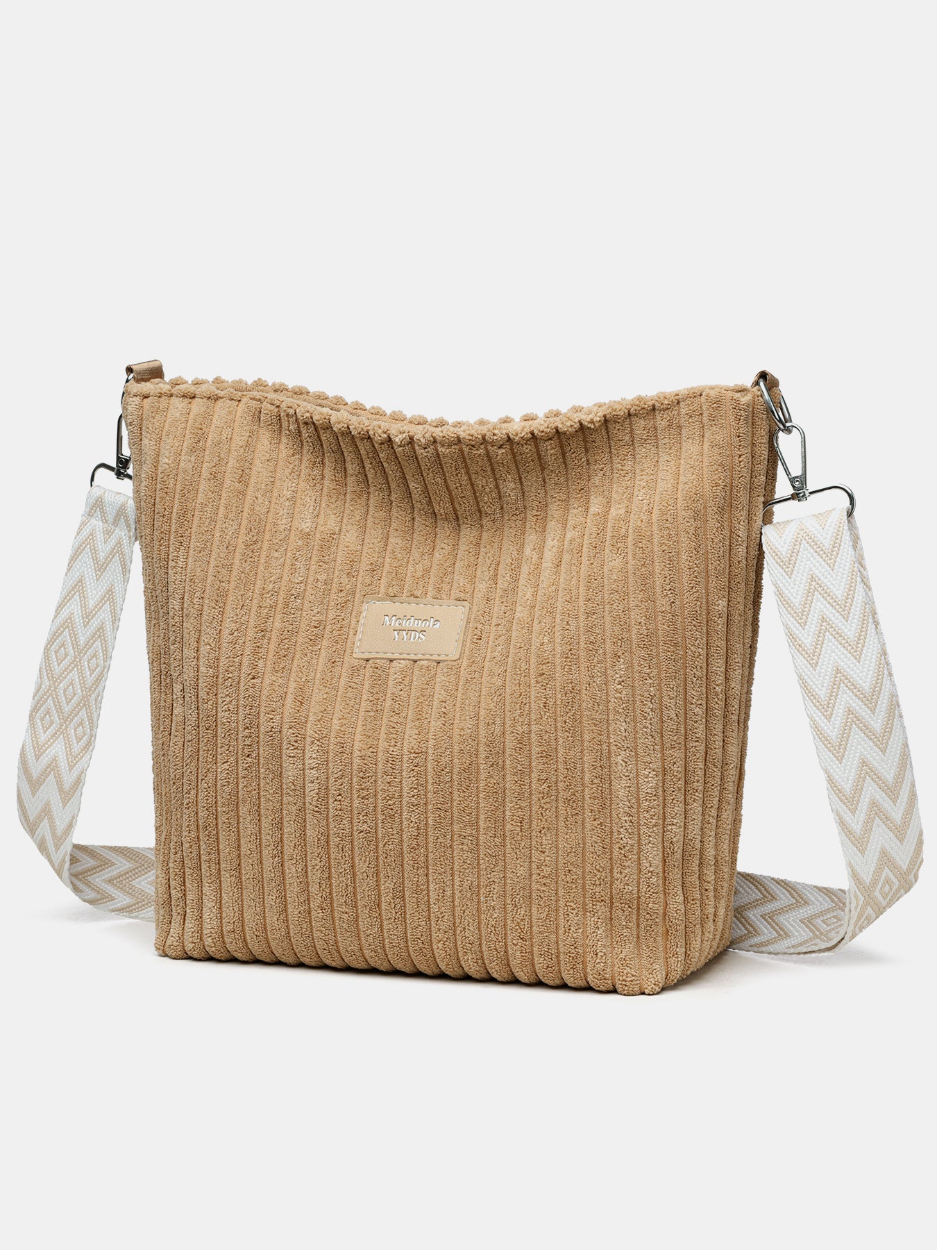 Corduroy Crossbody Removable Strap Bag
