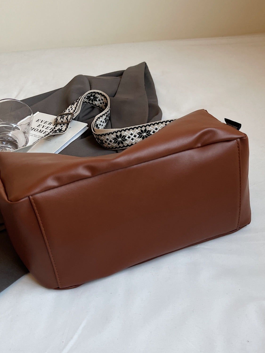 PU Leather Adjustable Crossbody Bag