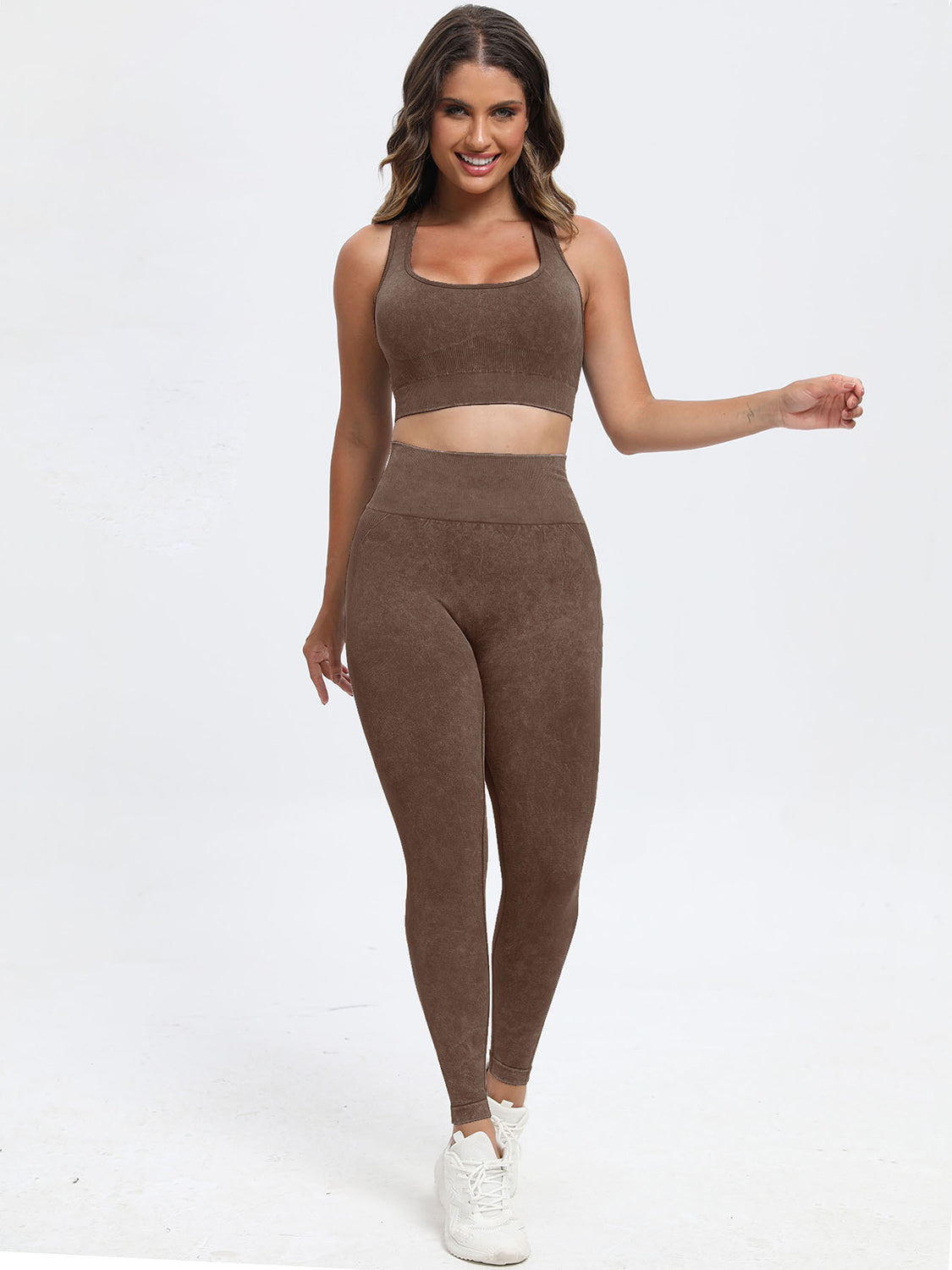 Scoop Neck Wide Strap Top Pants Set