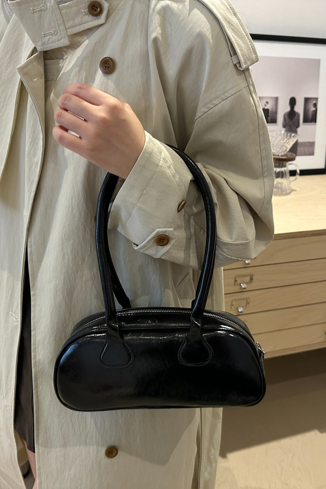 Classic PU Leather Shoulder Bag