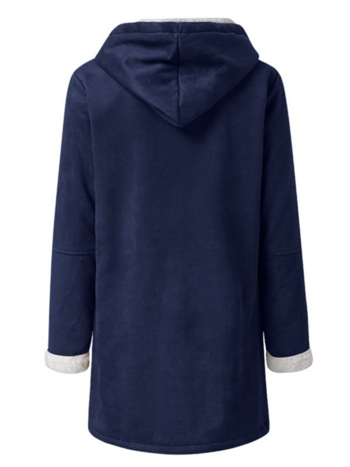 Pocketed Hooded Toggle Jacket