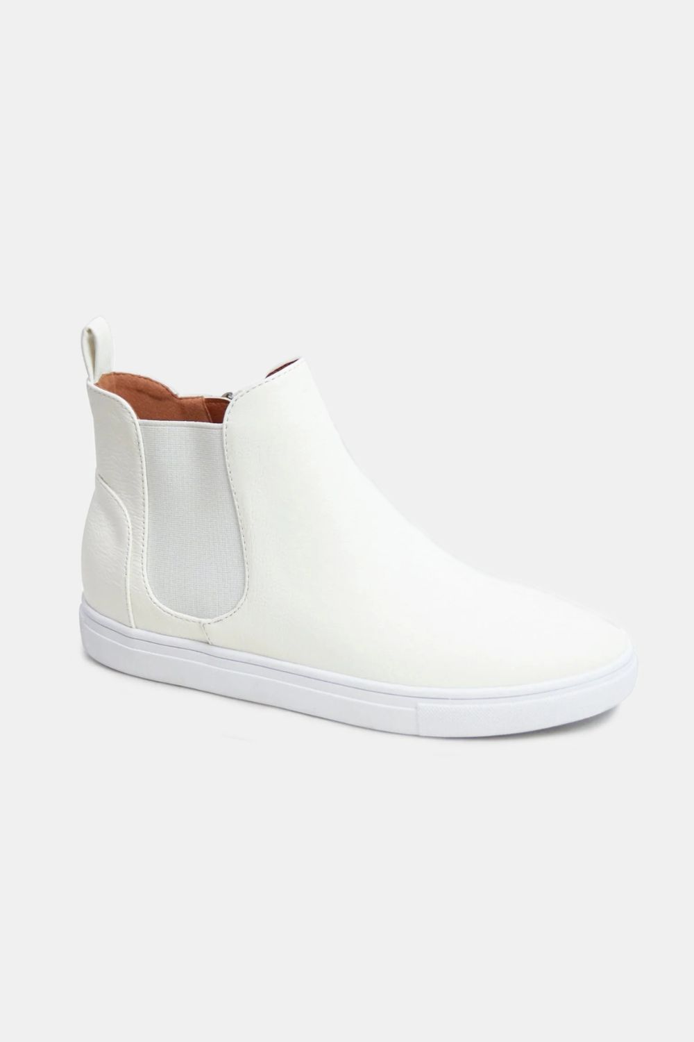 Faux Suede Elastic Side Panel Sneaker