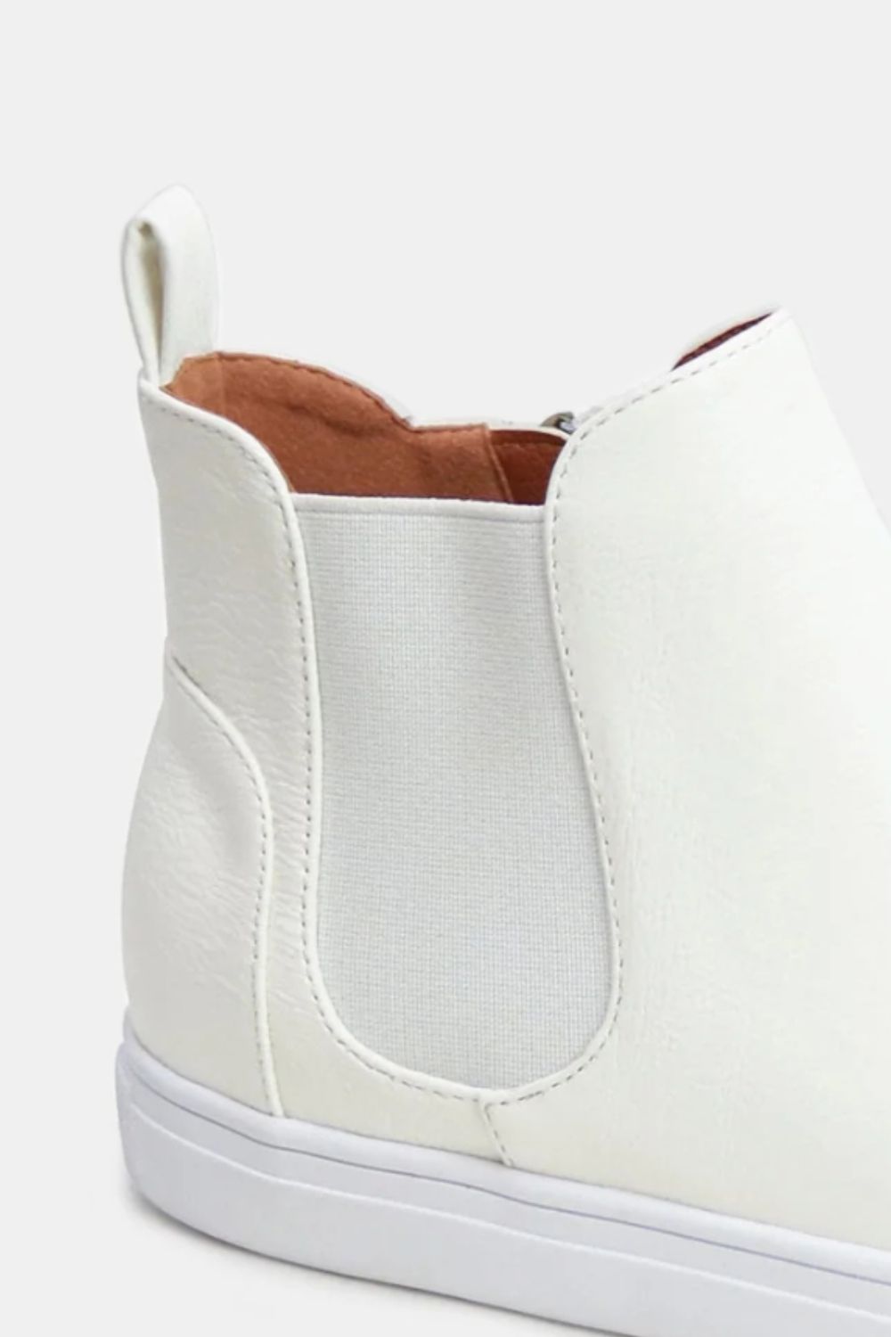 Faux Suede Elastic Side Panel Sneaker