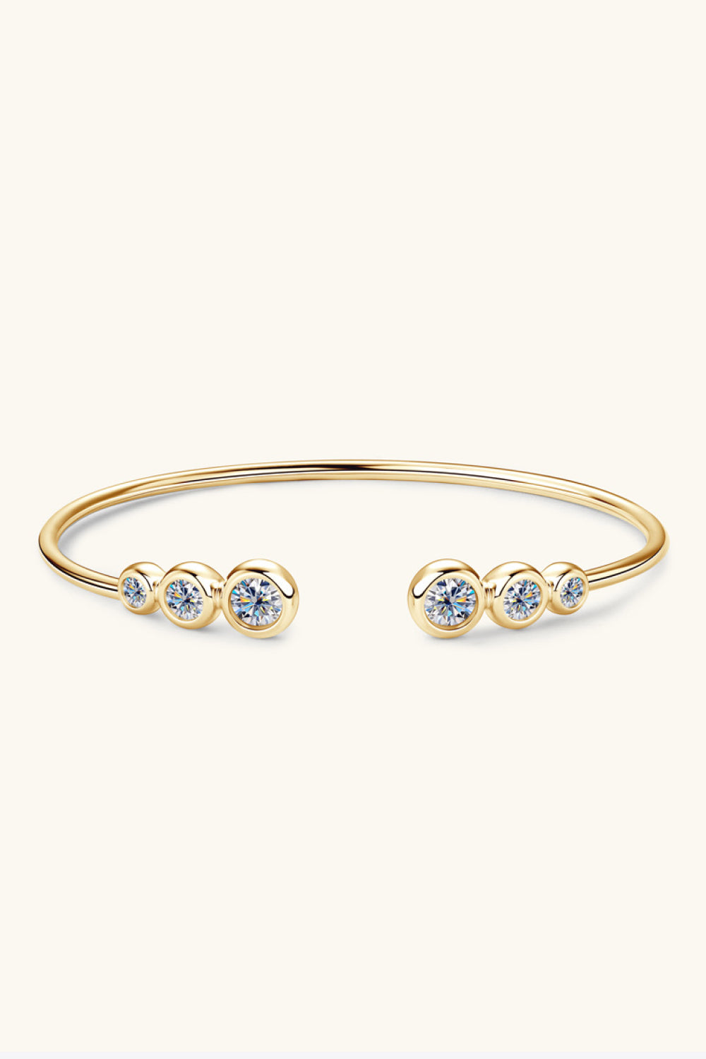 1.8ct Moissanite Sterling Bracelet