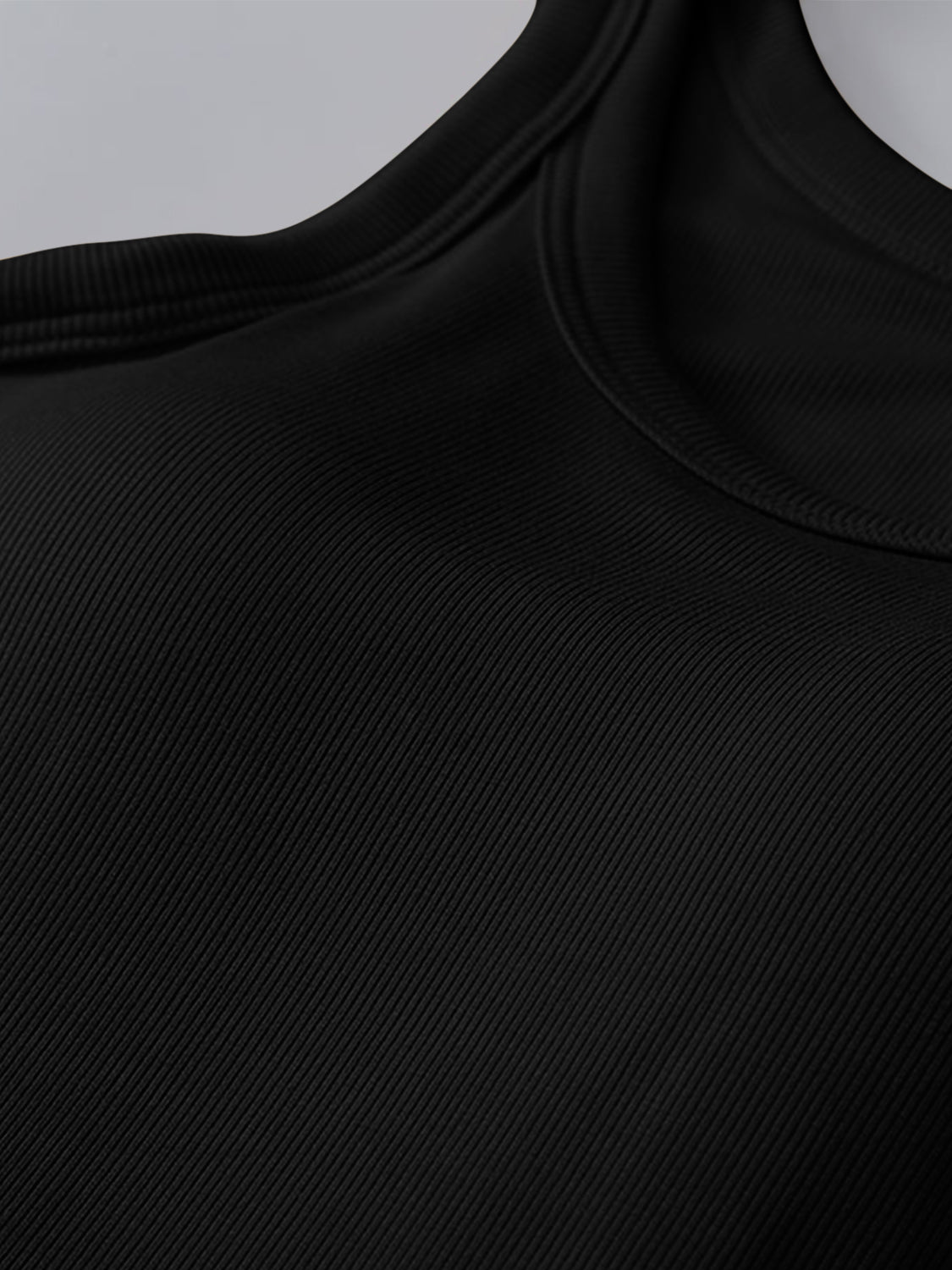 Round Neck Tank with Bra - Support