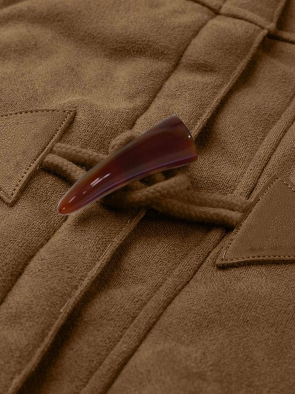 Pocketed Hooded Toggle Jacket