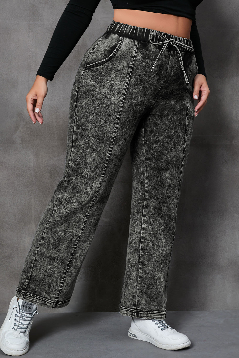 Plus Size Straight Jeans - Comfort