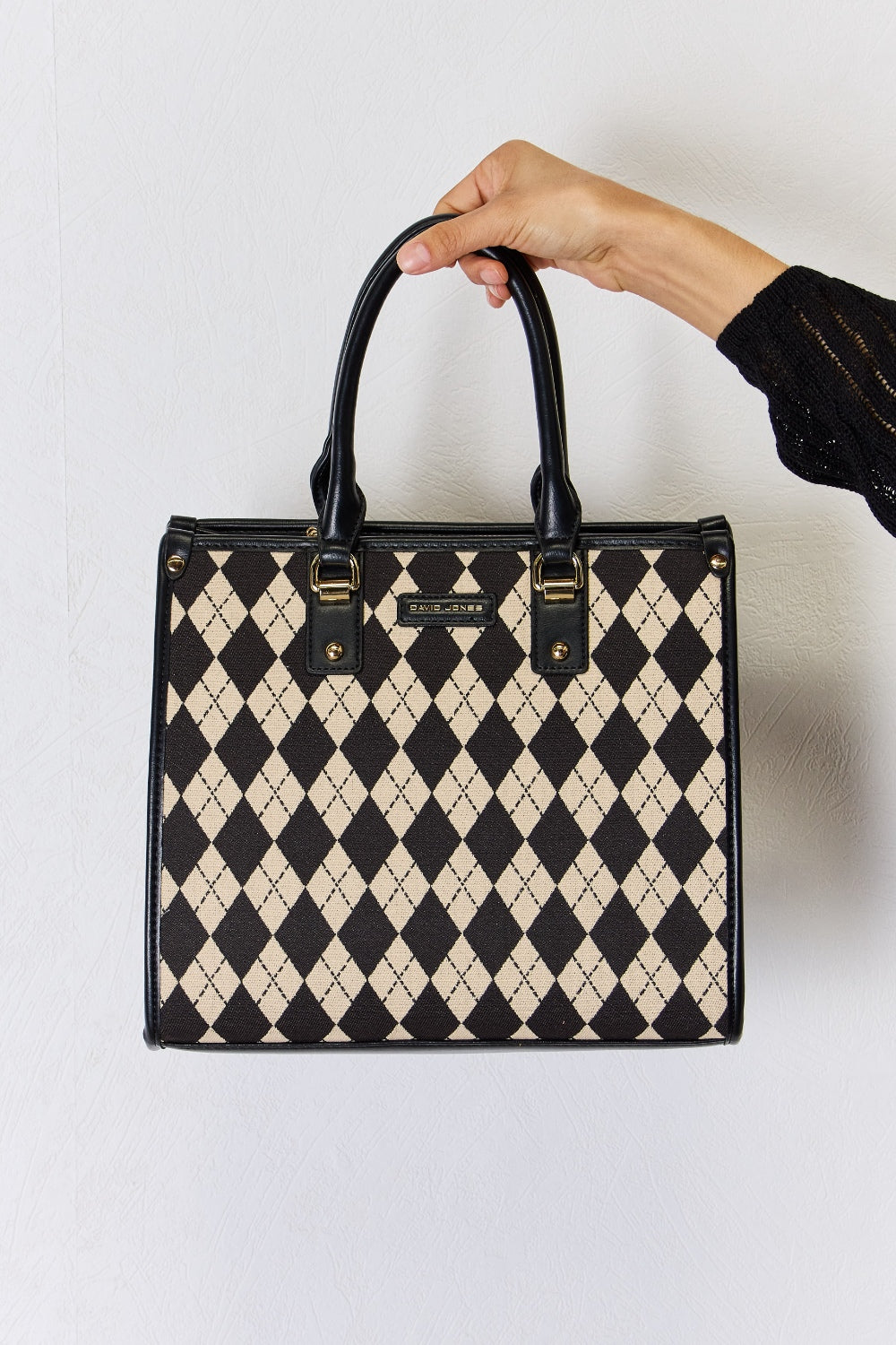 David Jones Argyle PU Leather Handbag