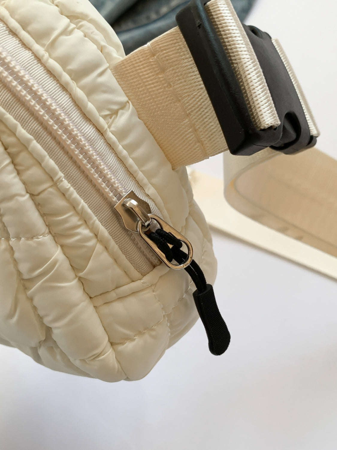 Bubble Texture Adjustable Crossbody Bag