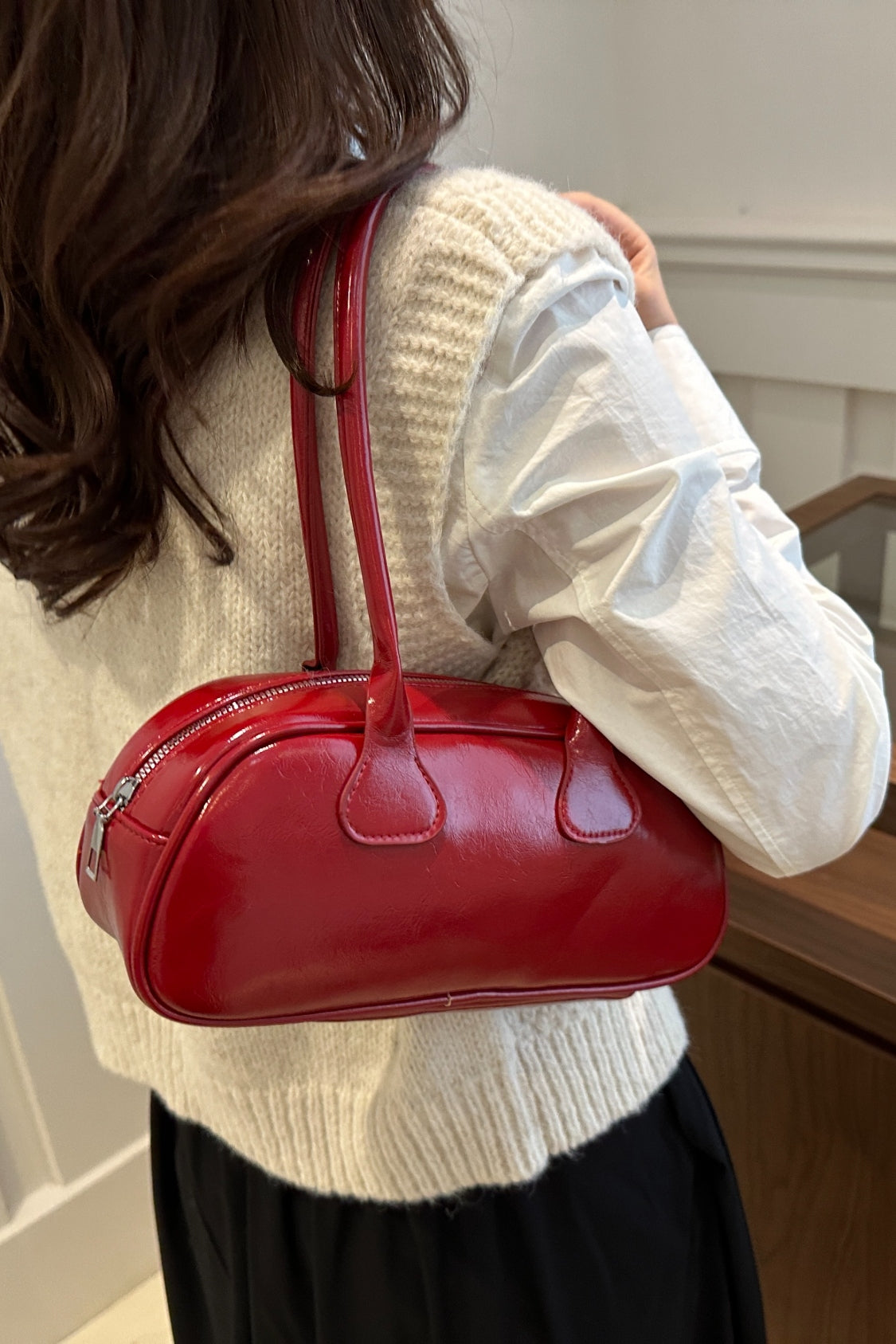 Classic PU Leather Shoulder Bag