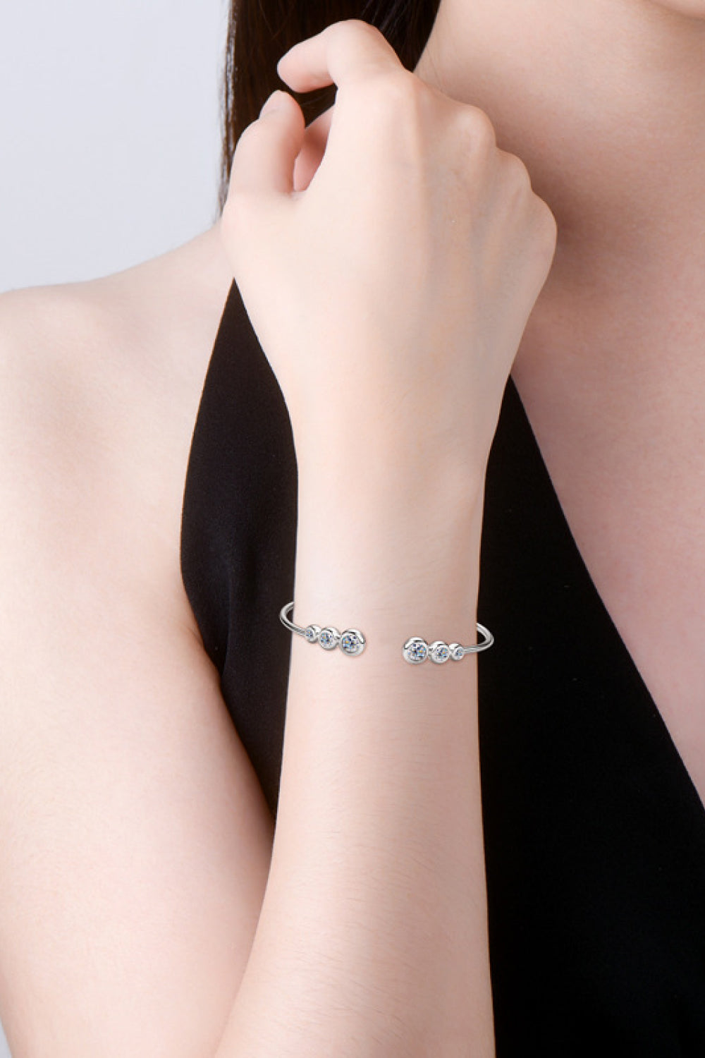 1.8ct Moissanite Sterling Bracelet