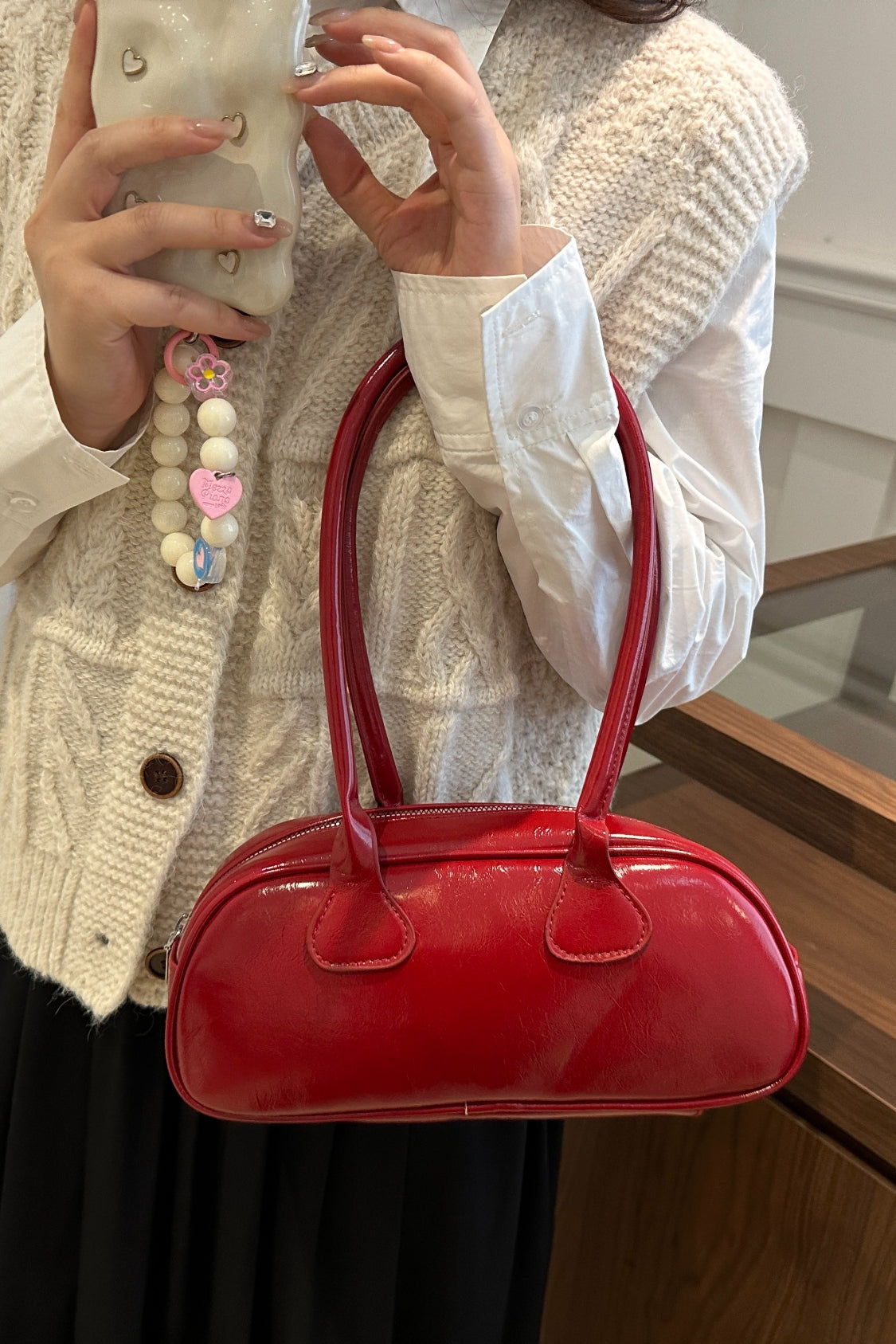 Classic PU Leather Shoulder Bag