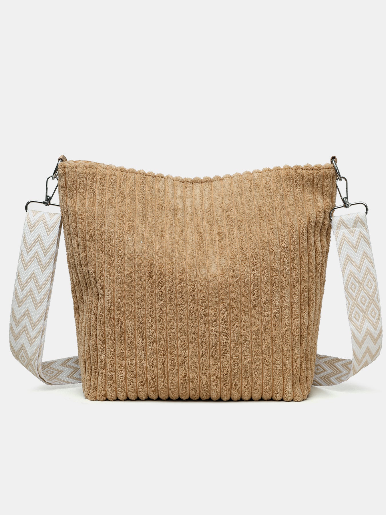 Corduroy Crossbody Removable Strap Bag