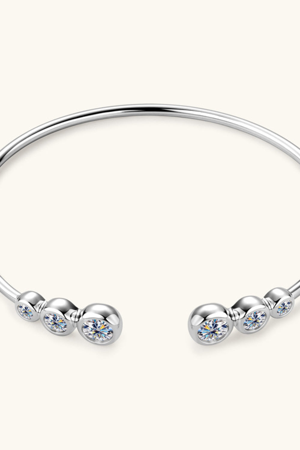 1.8ct Moissanite Sterling Bracelet