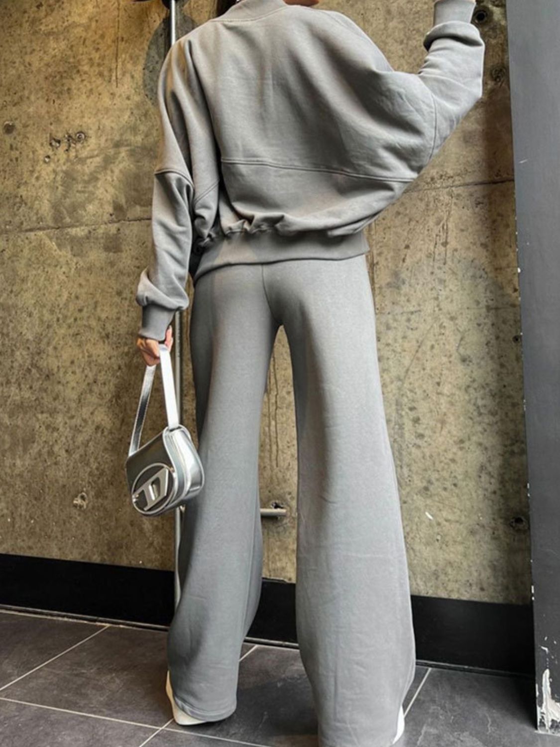 Baseball Collar Zip Up Set - Athletic