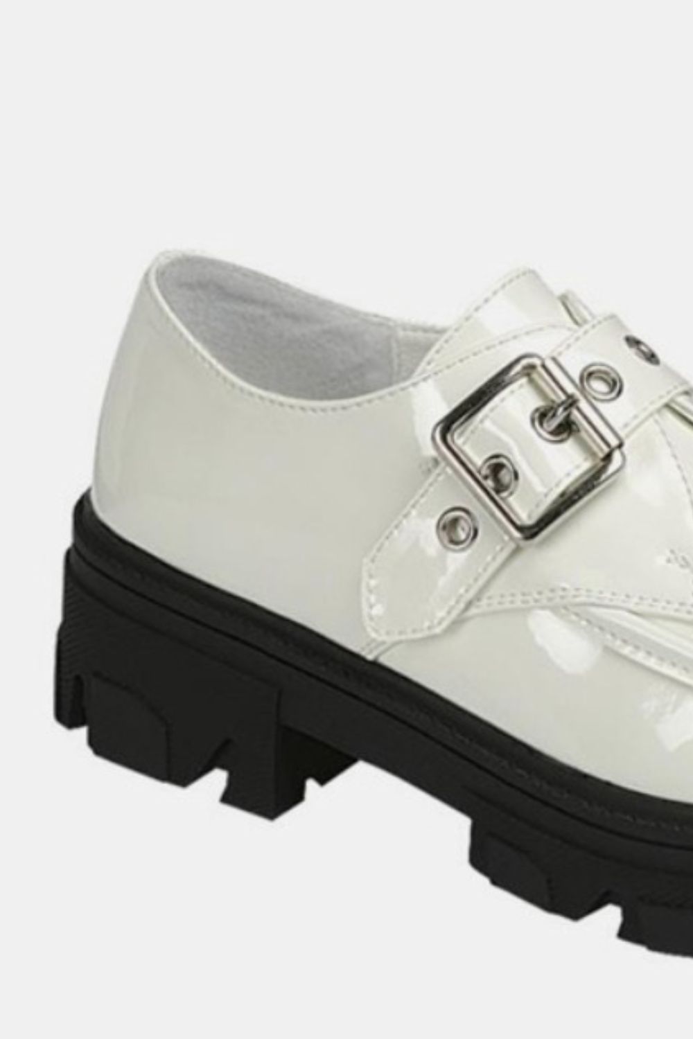 Buckled Platform Loafers