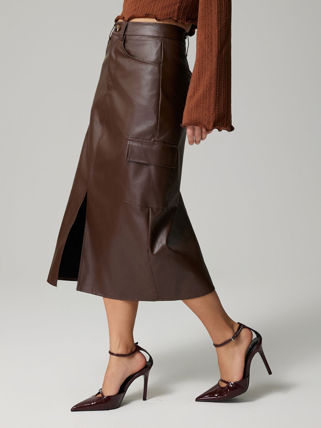 Midi Skirt with Pockets - Practical