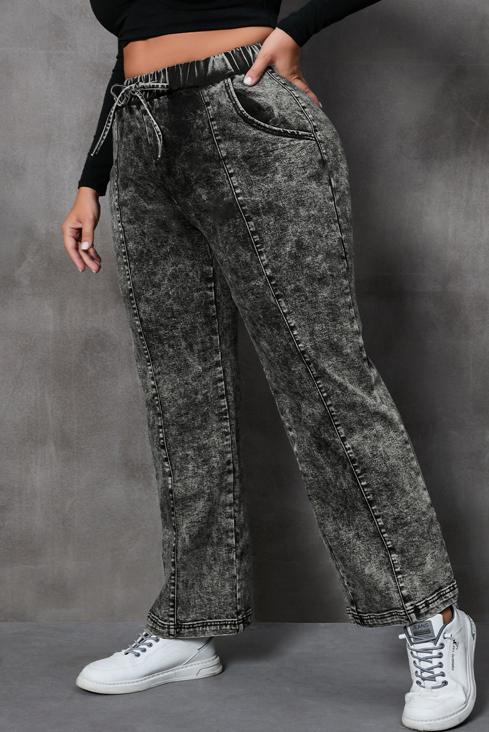 Plus Size Straight Jeans - Comfort