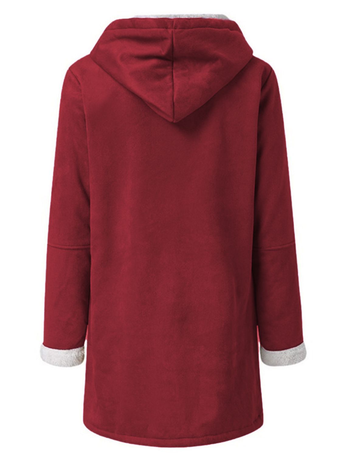 Pocketed Hooded Toggle Jacket