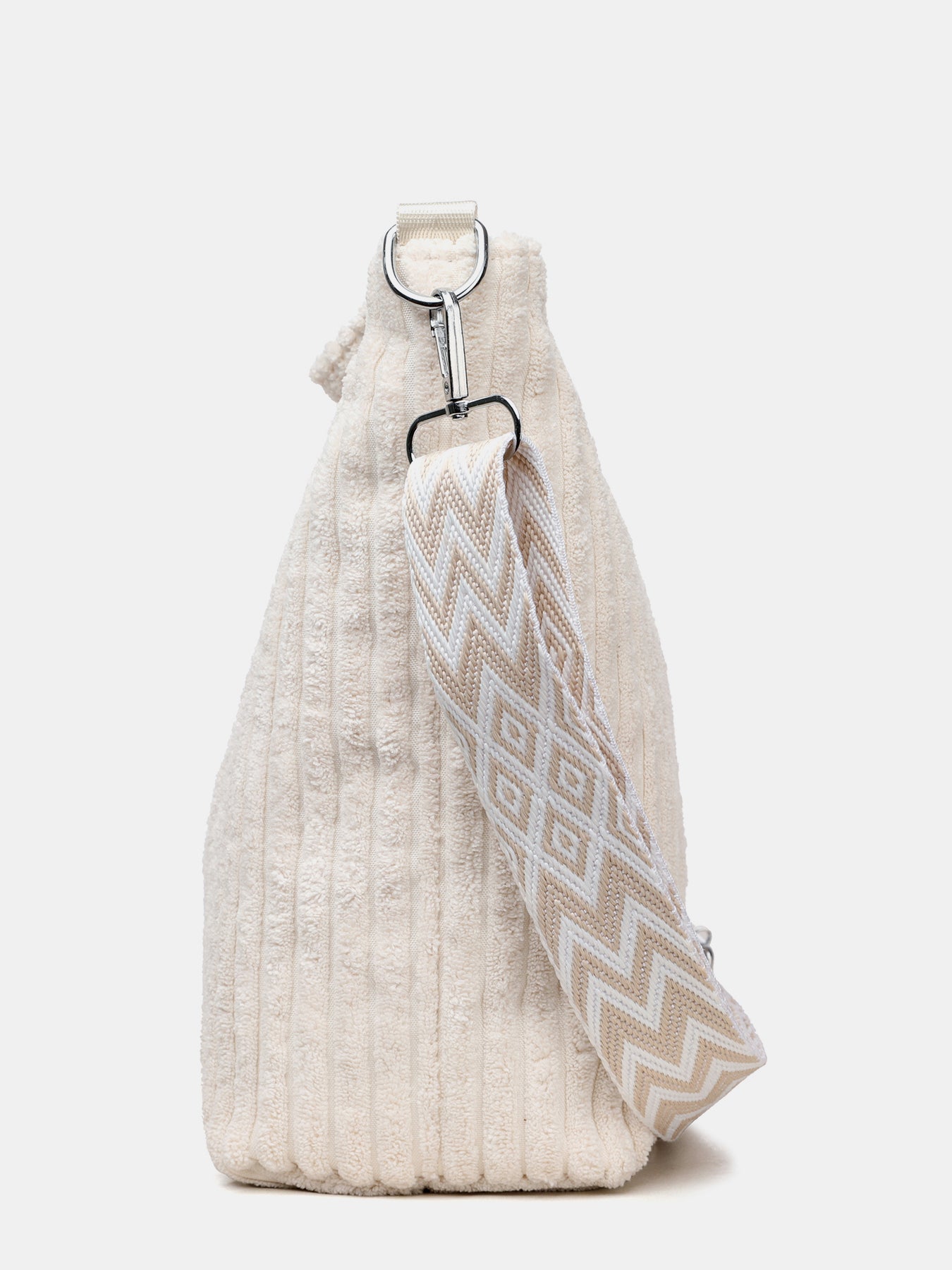Corduroy Crossbody Removable Strap Bag