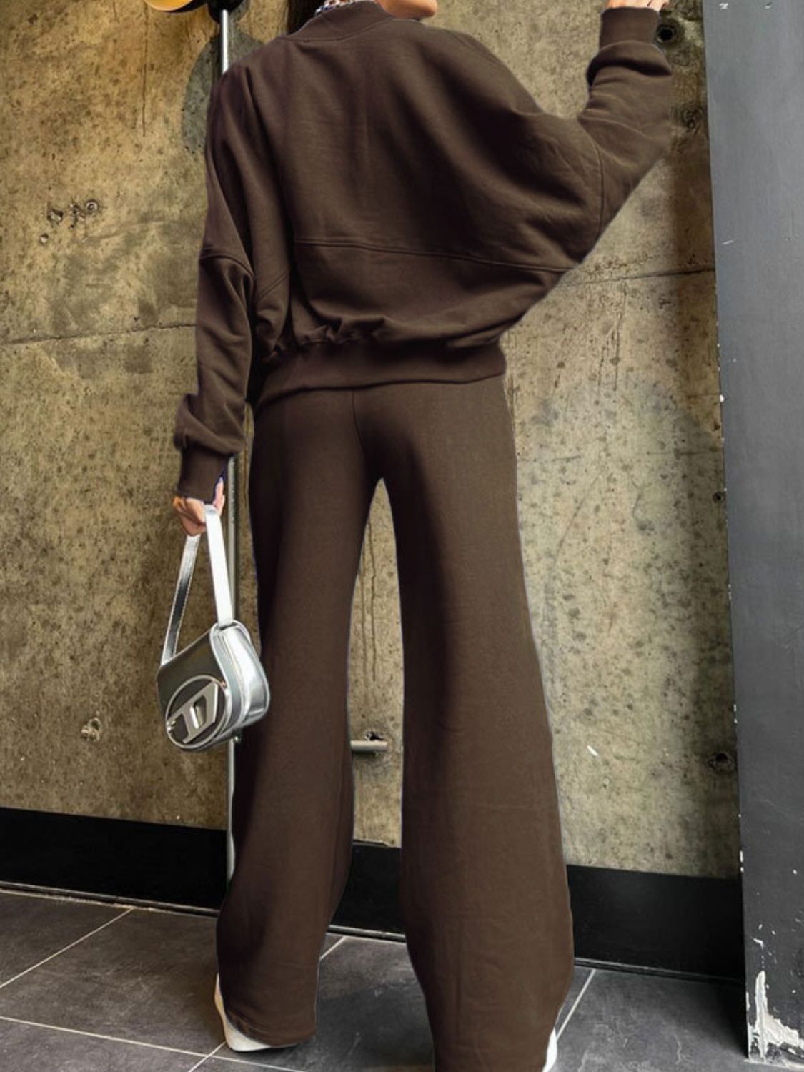 Baseball Collar Zip Up Set - Athletic
