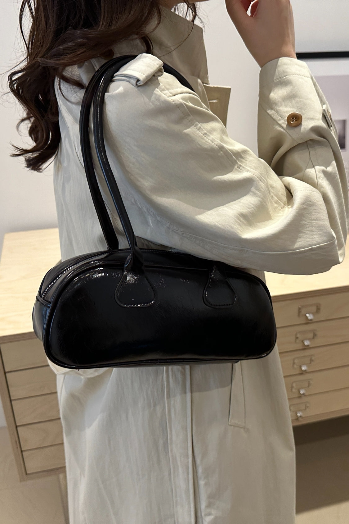 Classic PU Leather Shoulder Bag