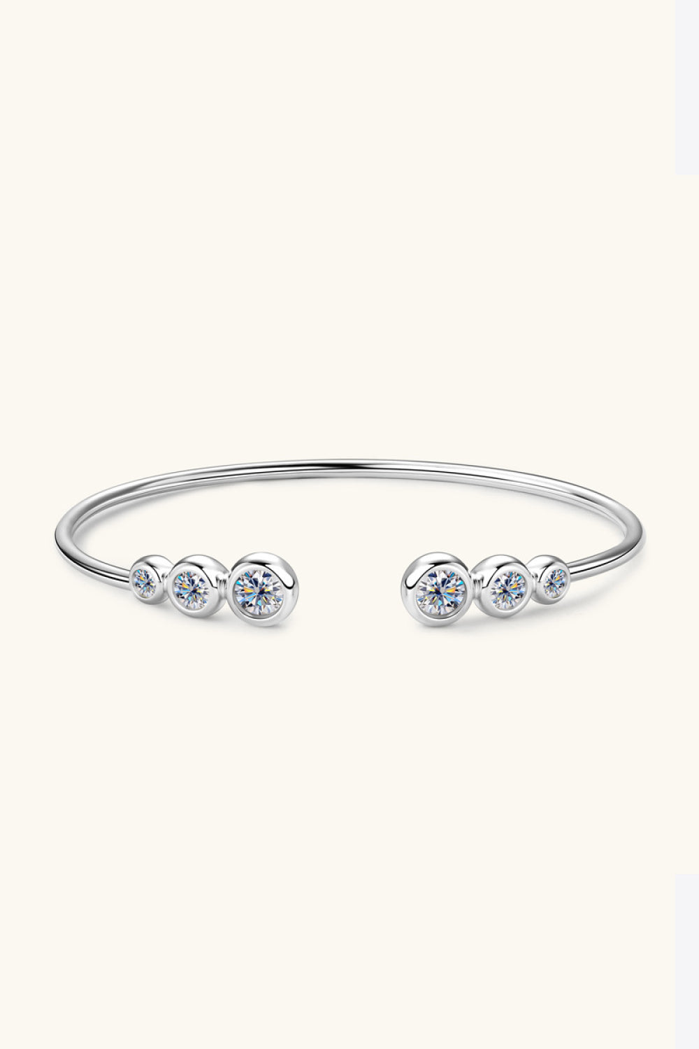 1.8ct Moissanite Sterling Bracelet