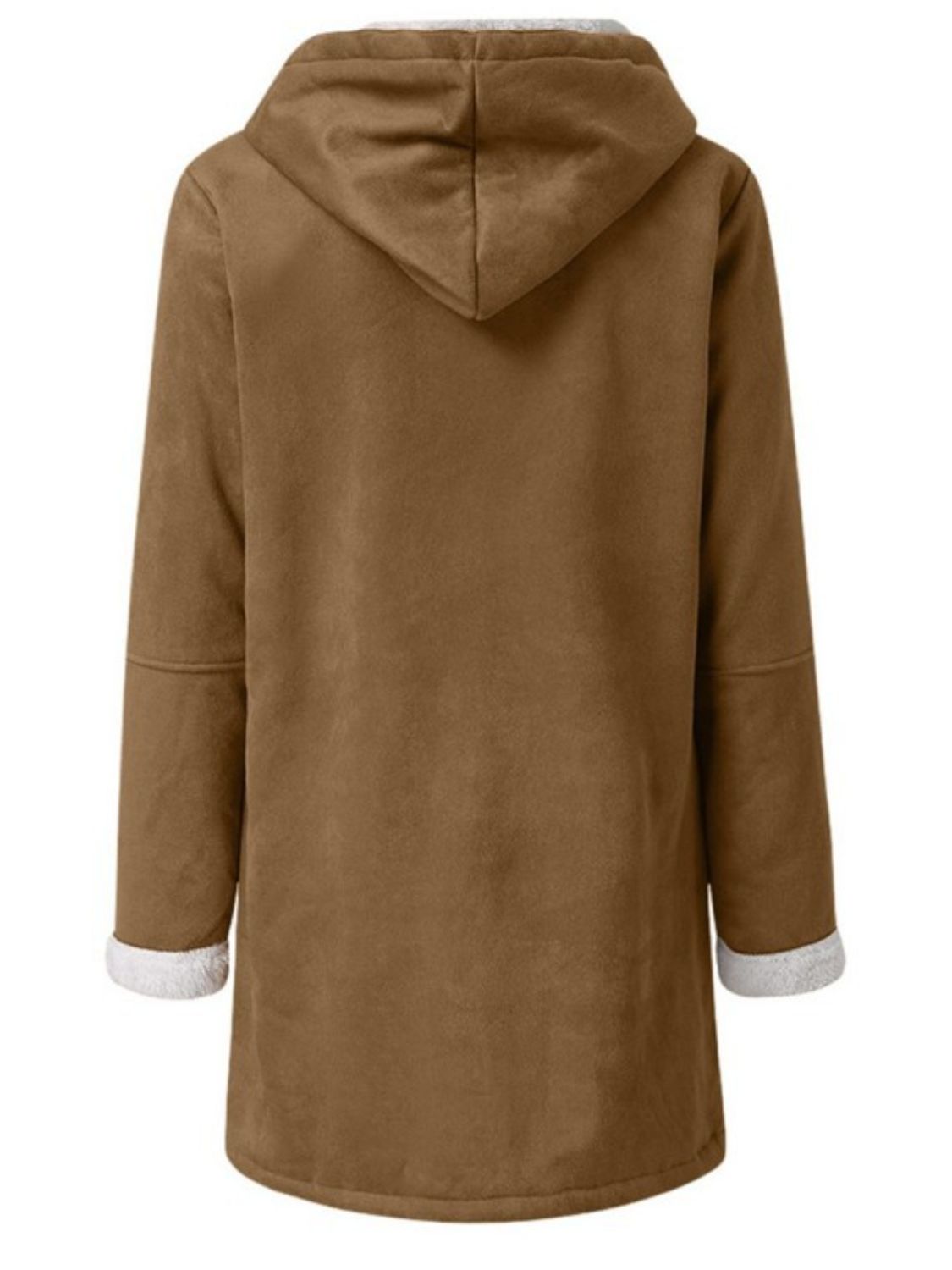 Pocketed Hooded Toggle Jacket