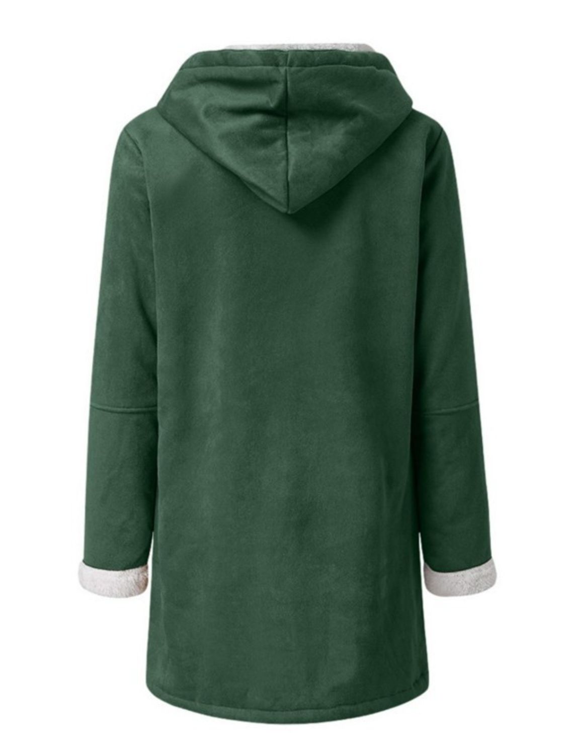 Pocketed Hooded Toggle Jacket