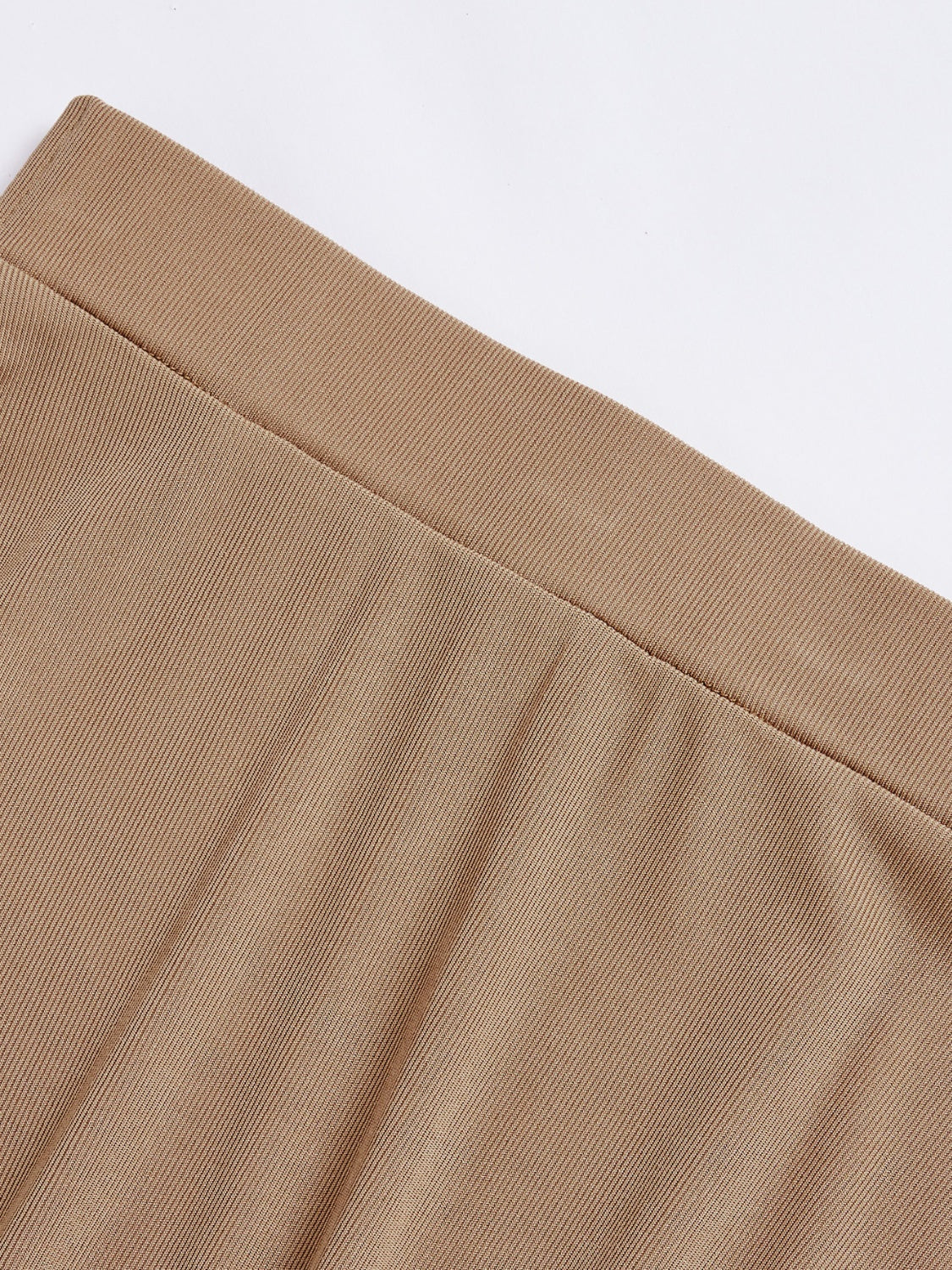 Round Neck Long Sleeve Top Skirt Set
