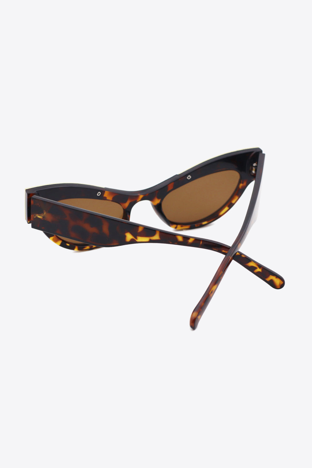 Rhinestone Cat-Eye Trim Sunglasses