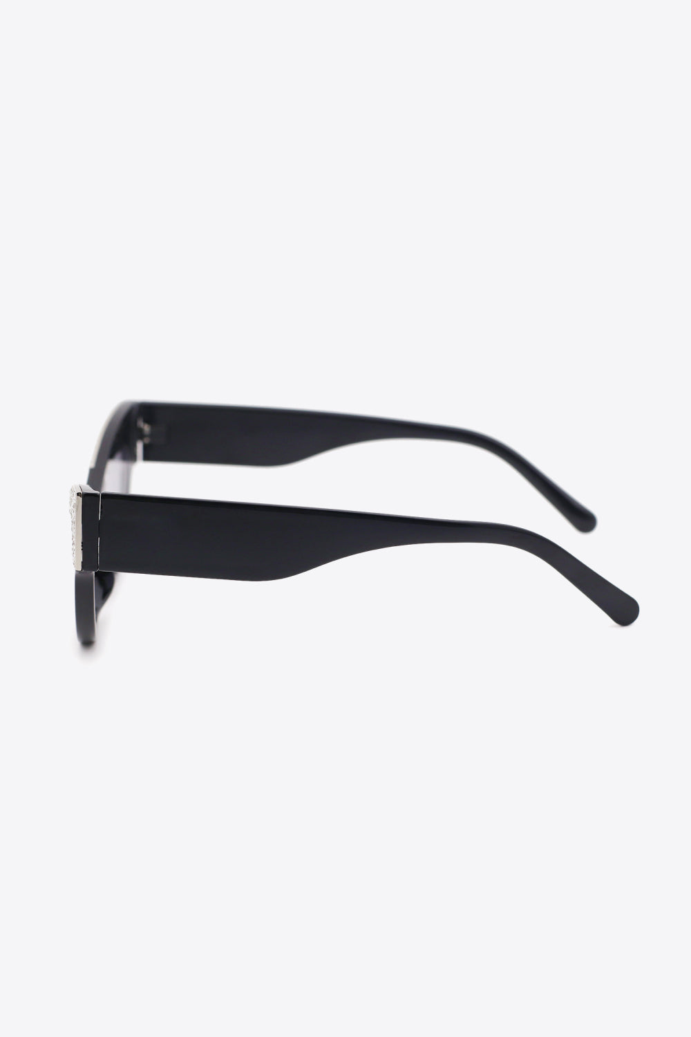 Rhinestone Cat-Eye Trim Sunglasses