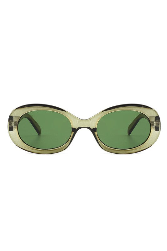 Oval Retro Round Vintage Sunglasses