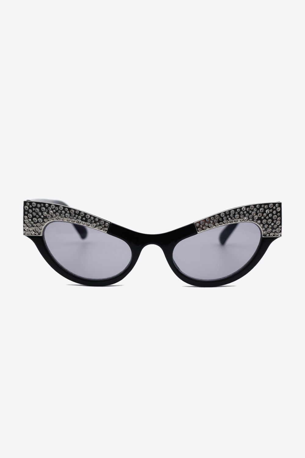 Rhinestone Cat-Eye Trim Sunglasses