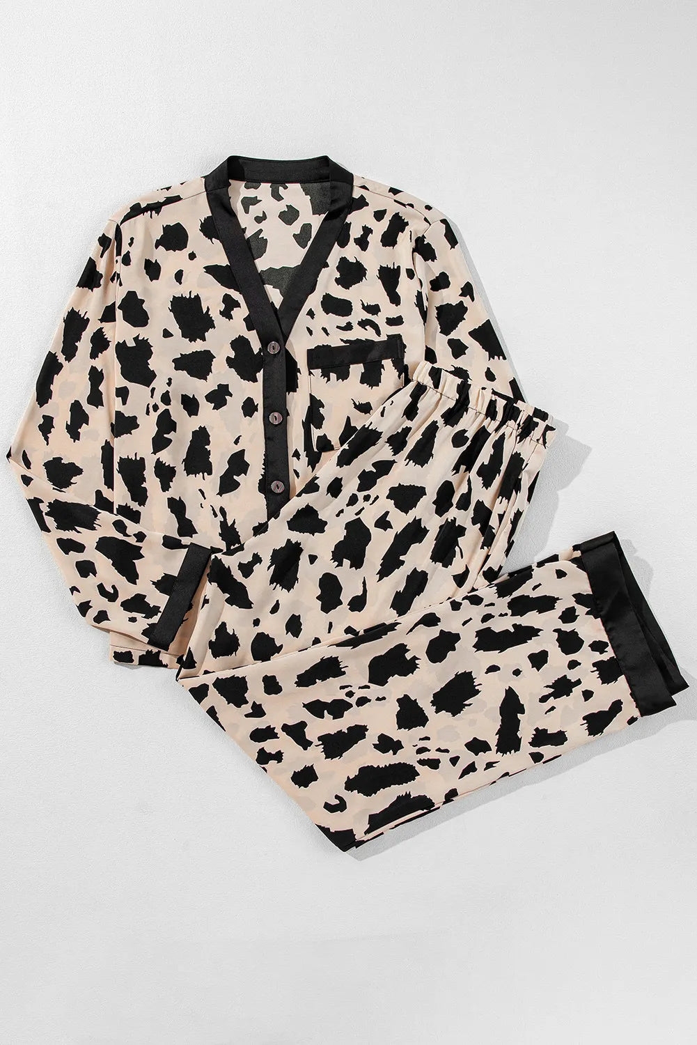 Leopard Print Button Up  Matching Set