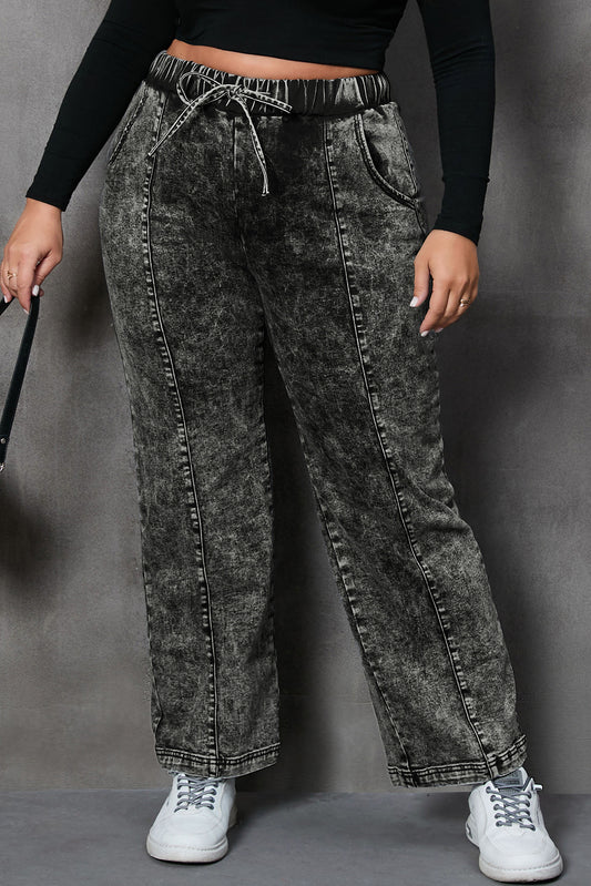 Plus Size Straight Jeans - Comfort