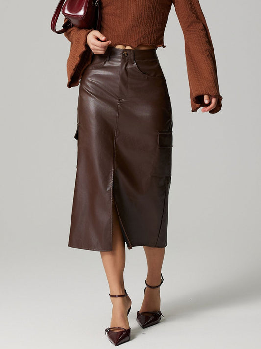 Midi Skirt with Pockets - Practical