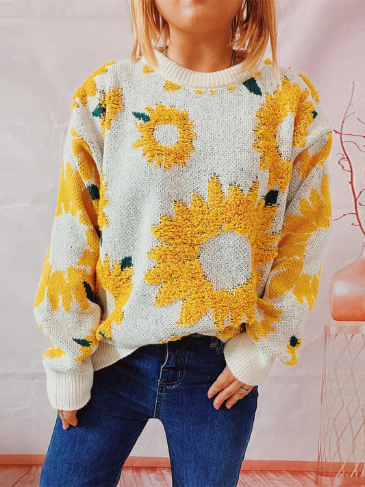 Sunflower Dropped Shoulder Sweater