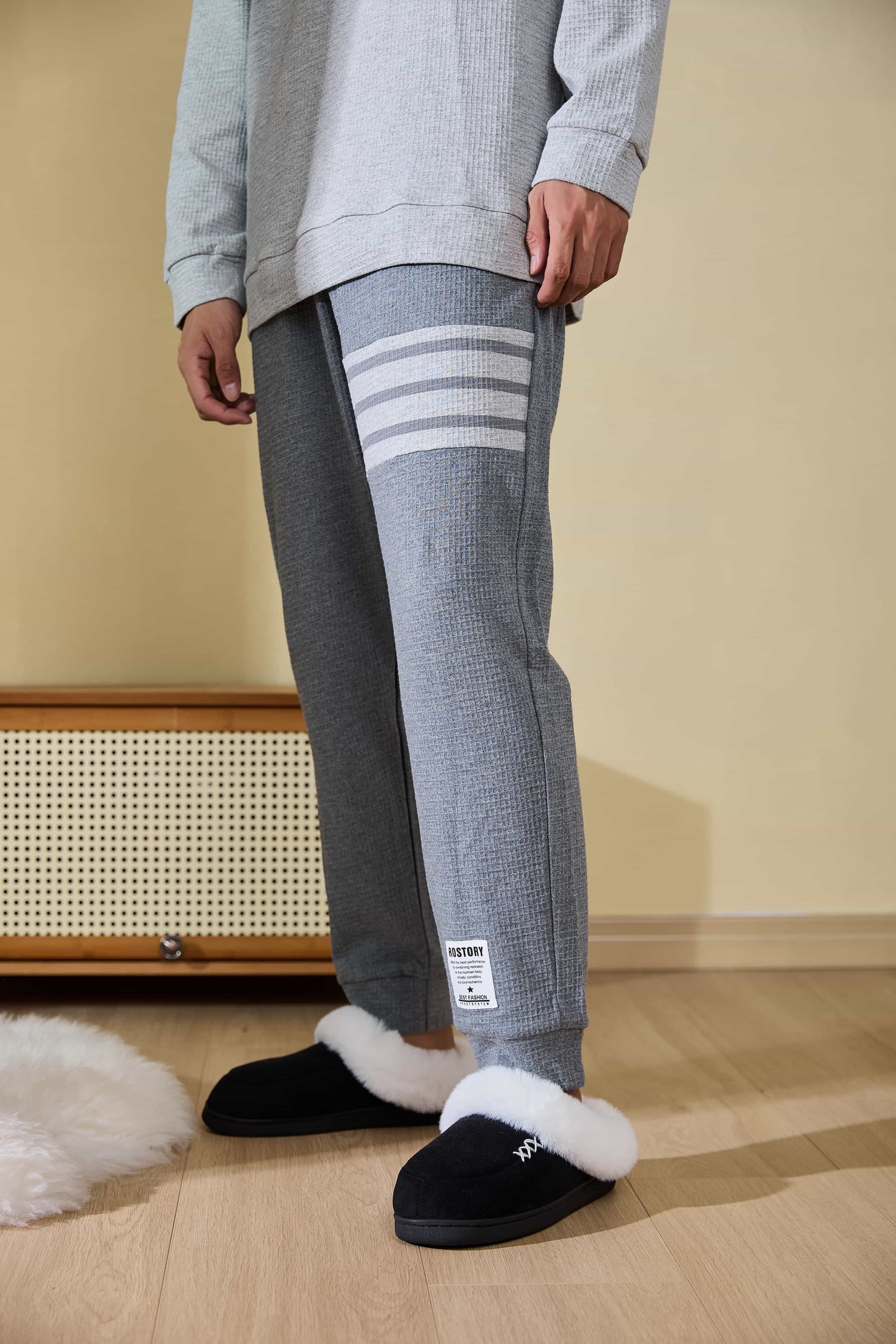 Fluff Trim House Slippers - Cozy