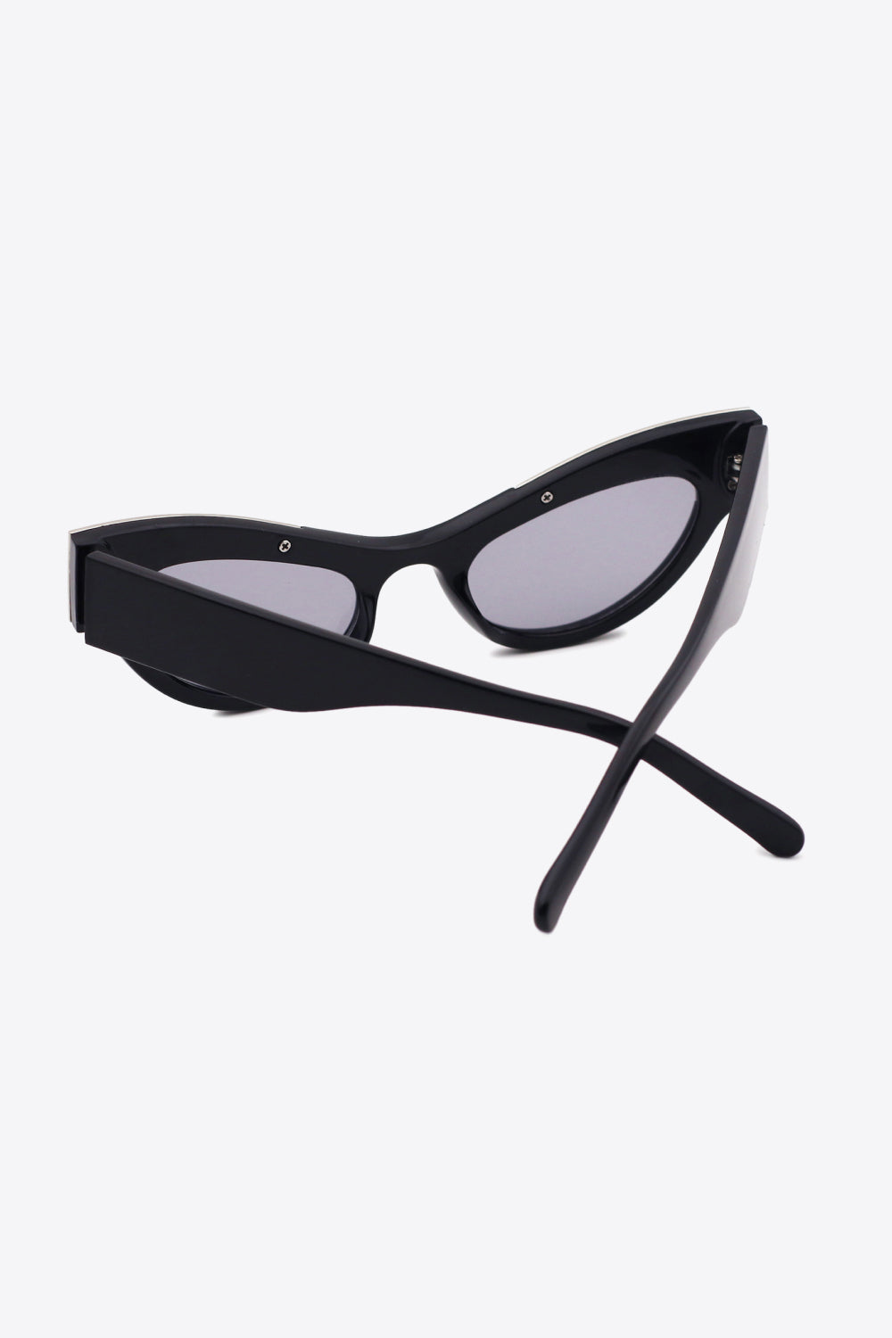 Rhinestone Cat-Eye Trim Sunglasses