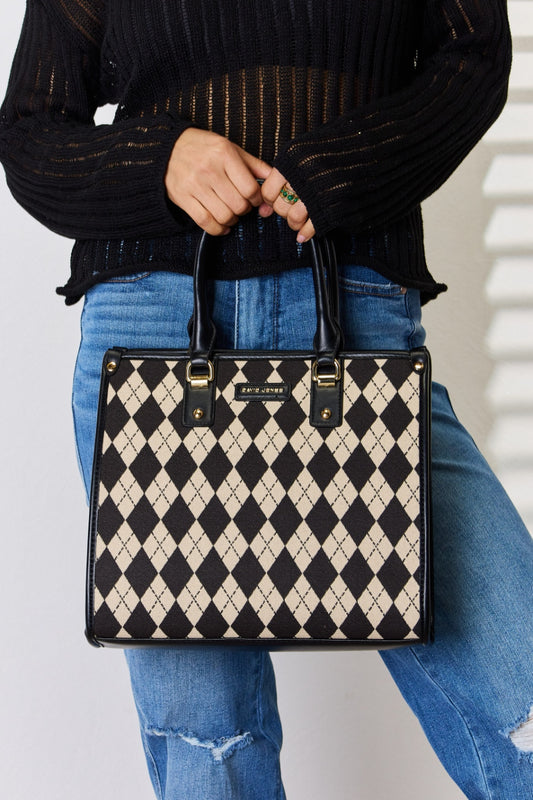 David Jones Argyle PU Leather Handbag